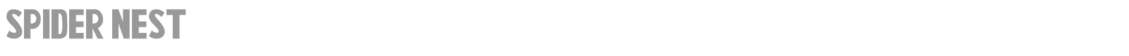 Spider Nest font preview